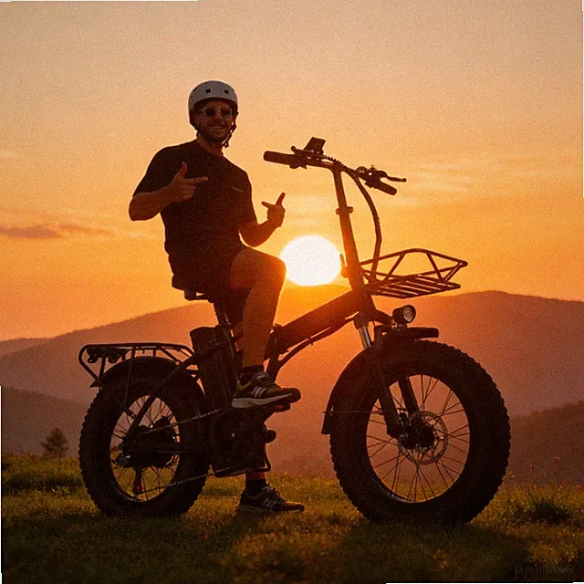 20" 750W 48V New Folding bik e 7 Speed 30MPH for Adult