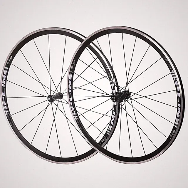 700C Flat Spoke Road Bike Wheelset 30mm/40mm Hub V/C Clincher Rim Brake Wheels