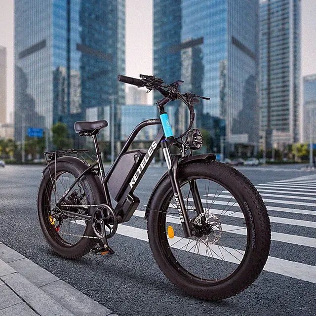 KETELES 32MPH Peak 2000W 48V 23AH Electric Bicycle for Adults 26" Fat Tire