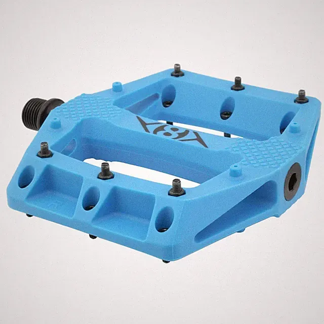 ORIGIN8 BIKE BICYCLE PLATFORM PEDALS STRAPD 9/16 BLUE