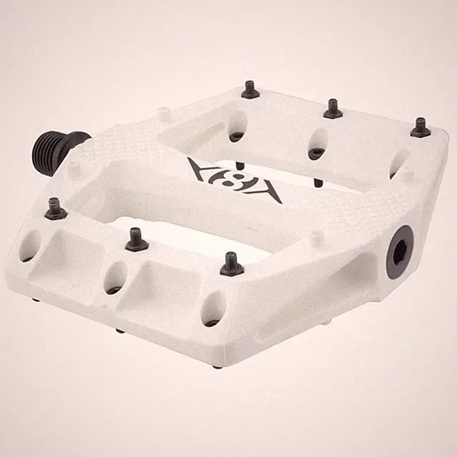 ORIGIN8 BIKE BICYCLE PLATFORM PEDALSSTRAPD 9/16 WHITE