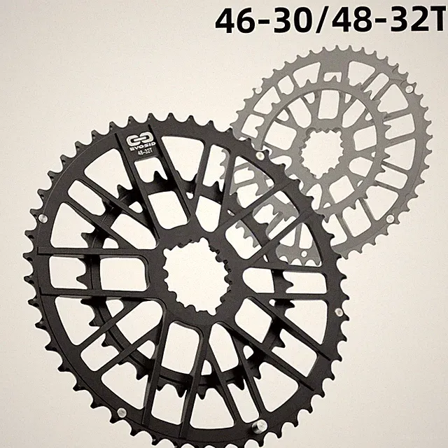Road Gravel Bike Chainring 46-30T Folding Bicycle 3 Nail Direct Mount Chainwheel