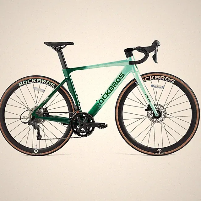 ROCKBROS FLR-W3 700C Road Bike Ultralight Aluminum 2x10Speed Integrate Handlebar