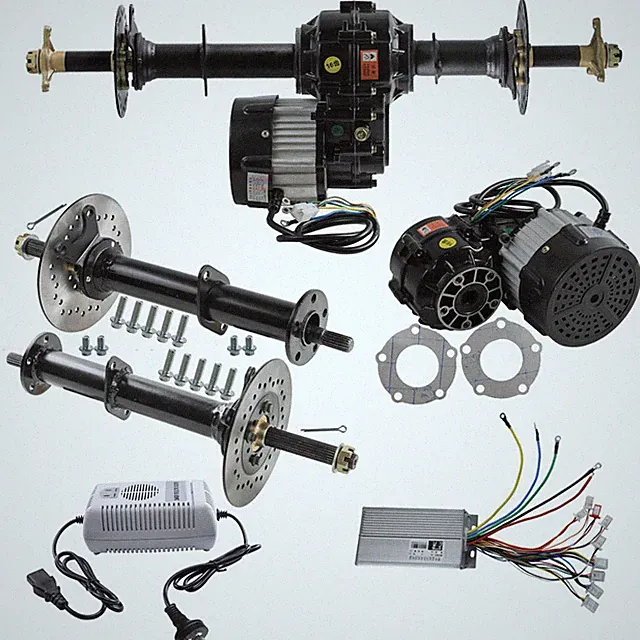 Trike Go kart 48V 500W 1000W Elecrtic Motor Differential Brushless Rear Axle Kit